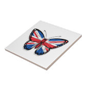イギリスの蝶旗 タイル (側面)