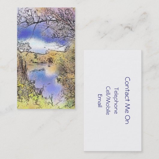 イギリスの見解 名刺 (正面/裏面)