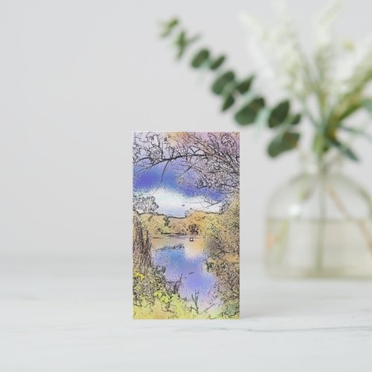 イギリスの見解 名刺 (スタンド正面)