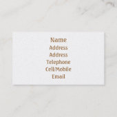 イギリスの見解 名刺 (裏面)