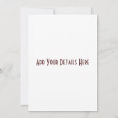 イギリスの見解 招待状 (裏面)