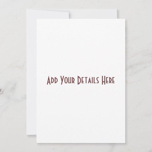 イギリスの見解 招待状 (裏面)