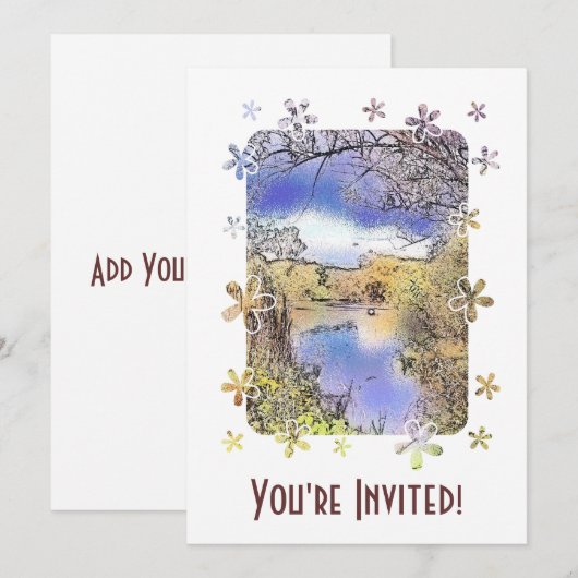 イギリスの見解 招待状 (正面/裏面)