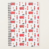 イギリスの記号のパターン プランナー手帳 (正面)