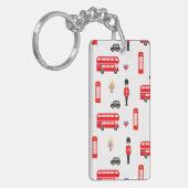 イギリスの記号パターン キーホルダー (正面左)