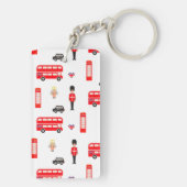 イギリスの記号パターン キーホルダー (裏面)