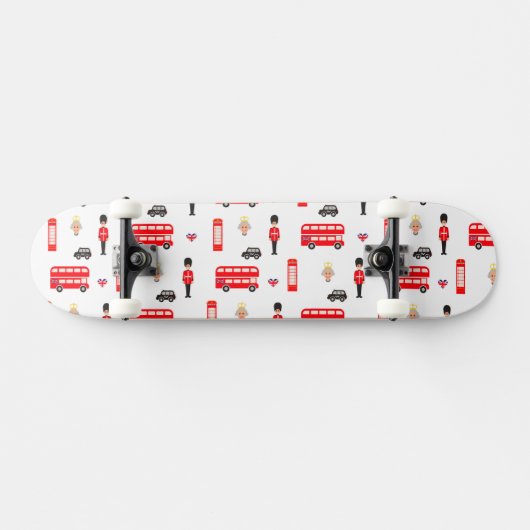 イギリスの記号パターン スケートボード (横)