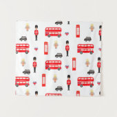 イギリスの記号パターン タペストリー (正面(横))