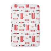 イギリスの記号パターン バスマット (正面縦)