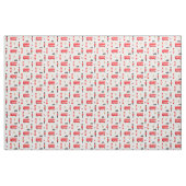 イギリスの記号パターン ファブリック (ファットクウォーター)