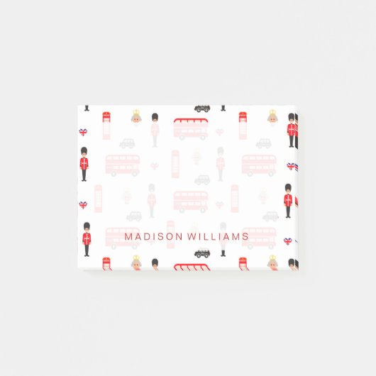 イギリスの記号パターン ポストイット (正面)