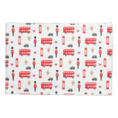 イギリスの記号パターン 枕カバー (裏面-左)