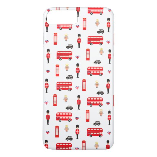 イギリスの記号パターン Case-Mate iPhoneケース (裏面)