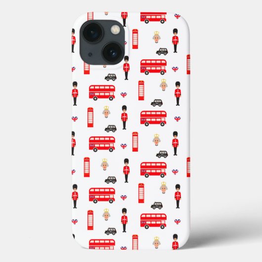 イギリスの記号パターン Case-Mate iPhoneケース (裏面)