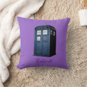 イギリスの警察の電話ボックスの枕 クッション (ブランケット)