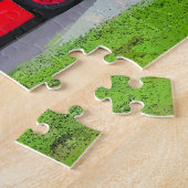 イギリスの赤いバス ジグソーパズル (側面)