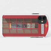 イギリスの赤い公衆電話ボックス Case-Mate iPhoneケース (裏面(横))
