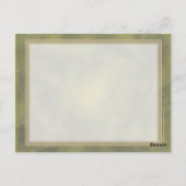 イギリスの赤い電話ボックス ポストカード (裏面)