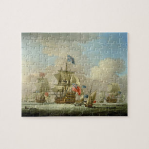 イギリスの軍艦およびSloop、c.1720-30 (油 ジグソーパズル