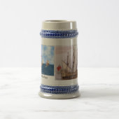 イギリスの軍艦Anantomyステイン ビールジョッキ (中央)