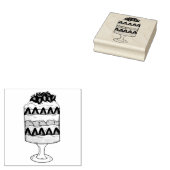 イギリスの軽食フルーツカスタードデザート ラバースタンプ (押印)