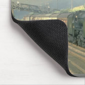 イギリスの鉄道の最後に蒸気強く引かれた列車の方の マウスパッド (コーナー)