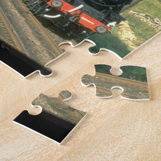 イギリスの鉄道の最後のsteam-hauled_Steamの列車 ジグソーパズル (側面)