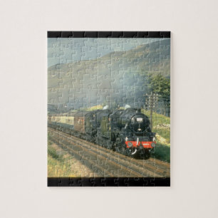 イギリスの鉄道の最後のsteam-hauled_Steamの列車 ジグソーパズル
