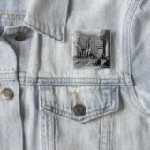 イギリスの階段のキリン 缶バッジ (インサイチュ)