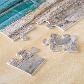 イギリスの電色彩の鮮やか話箱青、キプロス ジグソーパズル (側面)