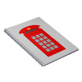 イギリスの電話ボックス ノートブック (右側)