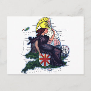 イギリスの風俗地図 ポストカード