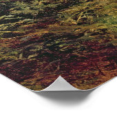 イギリスの風景と家、19世紀 ポスター (角)