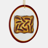 イギリスの食品を味わうHole Sausage セラミックオーナメント (右)