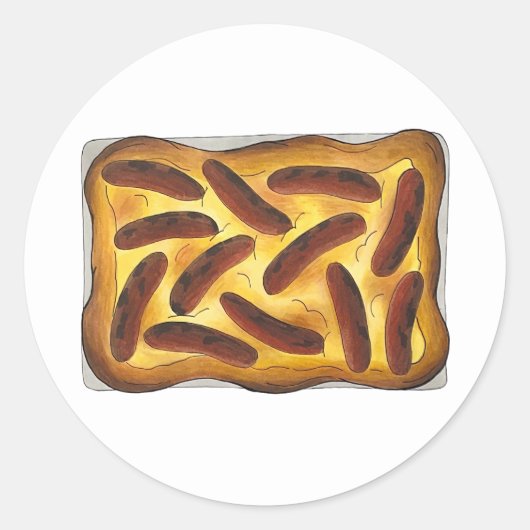 イギリスの食品を味わうHole Sausage ラウンドシール (正面)