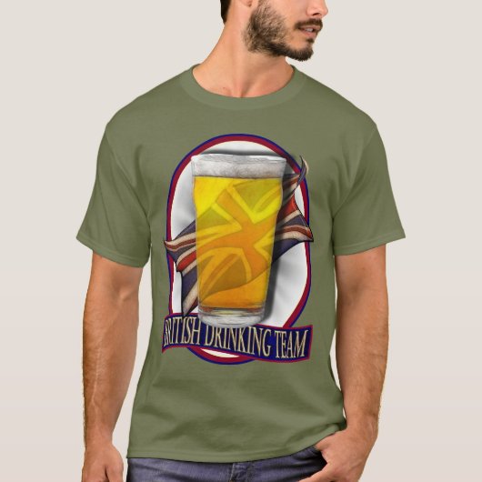 イギリスの飲むチーム Tシャツ (正面)