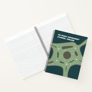 イギリスの魔法ラウンドアバウト交差点 ノートブック