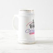 イギリスの60周年記念-王室のな記念品 ビールジョッキ (正面左)