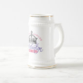 イギリスの60周年記念-王室のな記念品 ビールジョッキ (正面右)