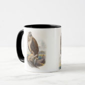 イギリスのBuzzardのGouldの荒脚の鳥 マグカップ (正面左)