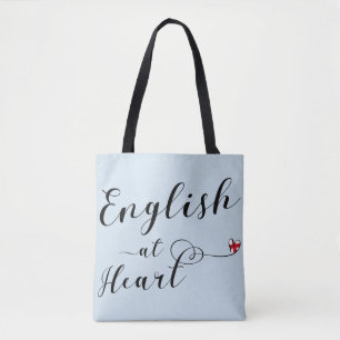 イギリスのEnglish Atハート買い物袋 トートバッグ