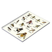 イギリスのHoverflies -ノート ノートブック (左側)