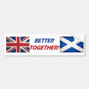 イギリスのOK! 一緒によくして下さい バンパーステッカー