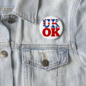 イギリスのOK! 一緒によくして下さい 缶バッジ (インサイチュ)