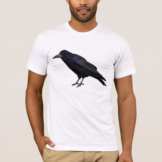 イギリスのRook Corvid-lover Tシャツ (正面)