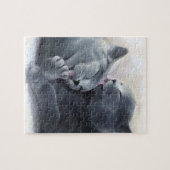 イギリスのShorthair ジグソーパズル (横)