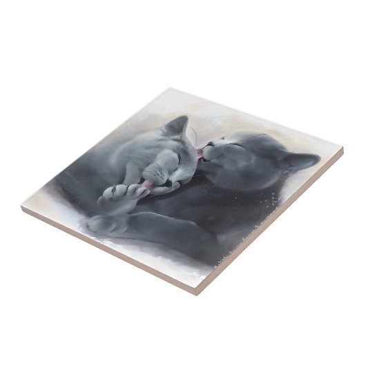 イギリスのShorthair タイル (側面)