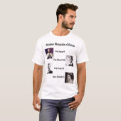 イギリスのWindsorの(昆虫)オオカバマダラ、モナーク Tシャツ (正面フル)