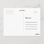 イギリスはがきからロンドン統一されたへのご挨拶 ポストカード (裏面)