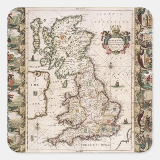 イギリスはエンリのタイプで逸脱した スクエアシール (正面)